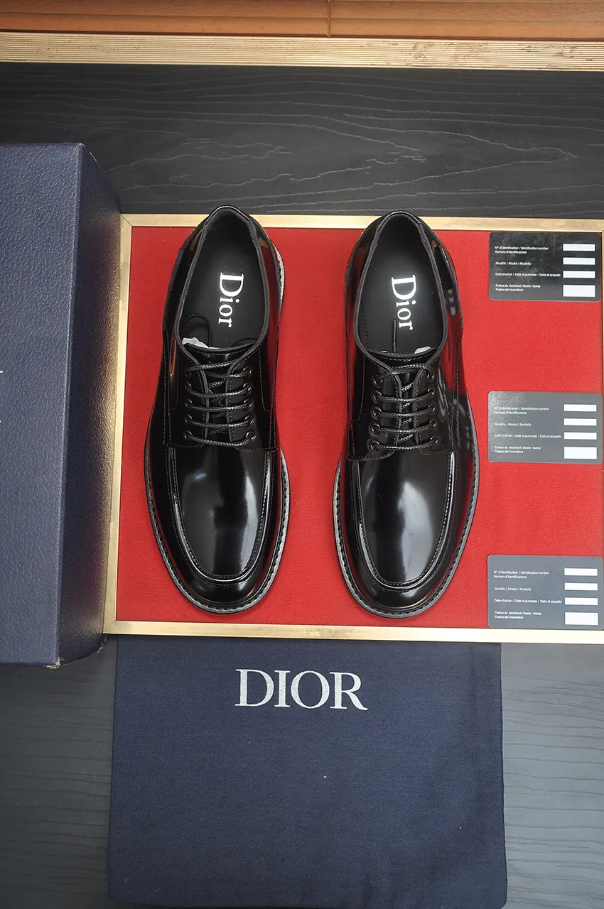 Men's shoes 💰680💶[Dior] (water-dyed cowhide lining) Dior original 1:1 high-quality factory, imported original materials, imported raw cowhide, water-dyed cowhide lining, original TPU outsole, code number: 39-44 (38.45 custom-made)